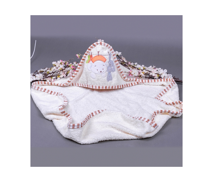 PESKIR ZA BEBE SA KAPULJACOM  (75x75cm) READY 9